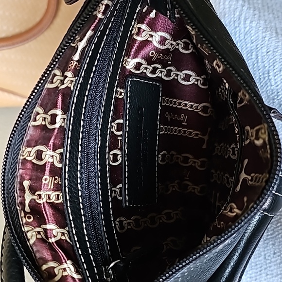 Tignanello black leather crossbody purse - Picture 6 of 10